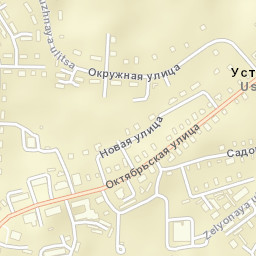 Ust’ye Street Map
