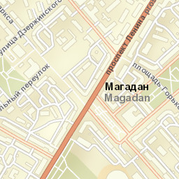 Magadan Street Map