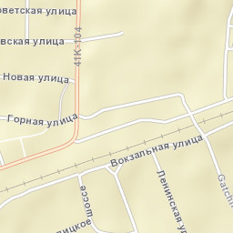 Yelizavetino Street Map