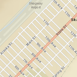 Skagway Alaska Street Map