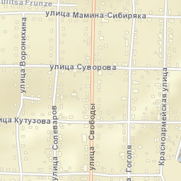 Usol’ye Street Map