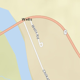 Wells Alaska Street Map