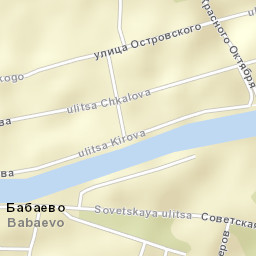 Babayevo Street Map