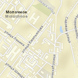 Molochnoye Street Map