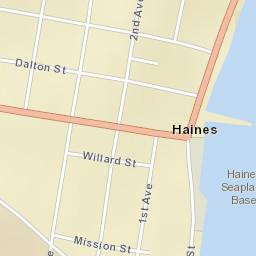 Haines Alaska Street Map