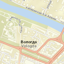Vologda Street Map