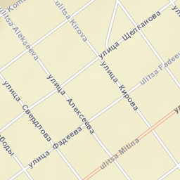 Sos’va Street Map