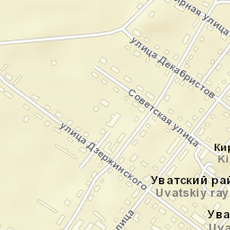 Uvat Street Map