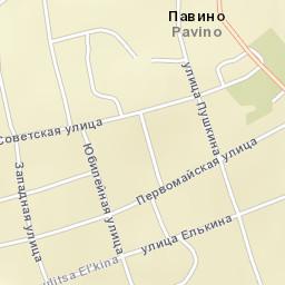 Pavino Street Map