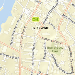 Kirkwall, Orkney Islands KW15 1PA, UK Street Map