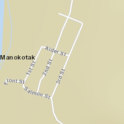 Manokotak Alaska Street Map