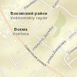 Vokhma Street Map