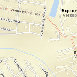 Verkhotur’ye Street Map
