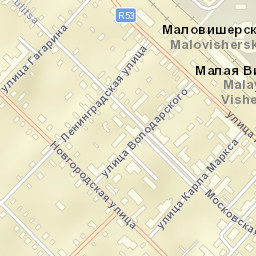 Malaya Vishera Street Map