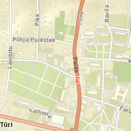 Türi Street Map