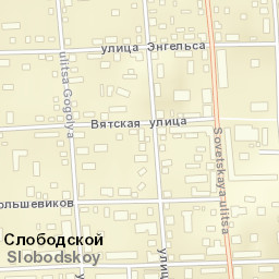 Slobodskoy Street Map
