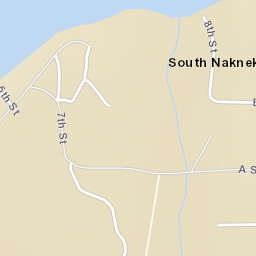 South Naknek Alaska Street Map