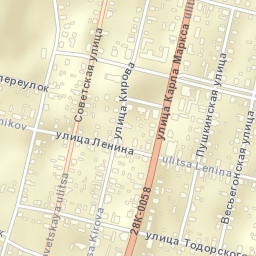 Ves’yegonsk Street Map