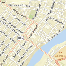 Thurso Street Map