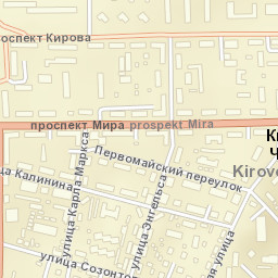 Kirovo-Chepetsk Street Map