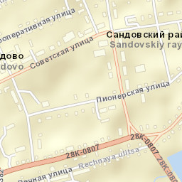 Sandovo Street Map