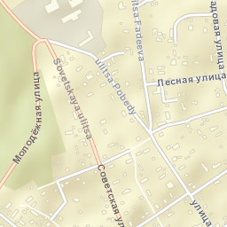 Plyussa Street Map