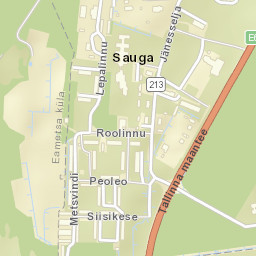 Sauga Street Map