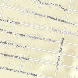 Ponazyrevo Street Map