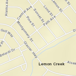 Lemon Creek Alaska Street Map