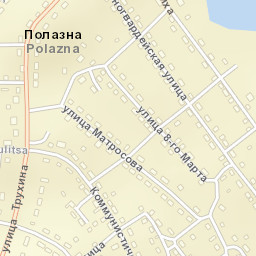 Polazna Street Map