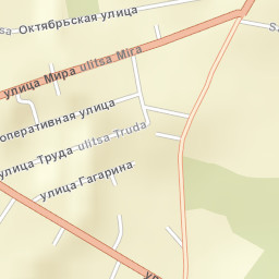 Svecha Street Map