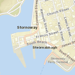 Stornoway Street Map