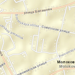 Molokovo Street Map
