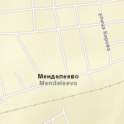 Mendeleyevo Street Map
