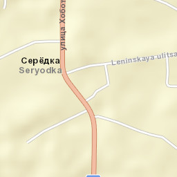 Serëdka Street Map
