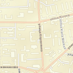Glazov Street Map