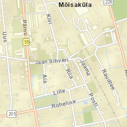 Mõisaküla Street Map