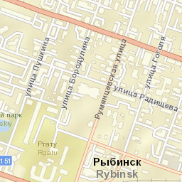 Rybinsk Street Map