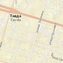 Tavda Street Map