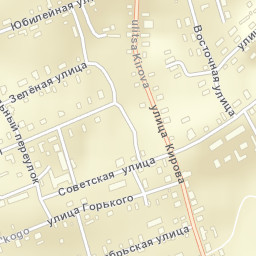 Verkhoshizhem’ye Street Map