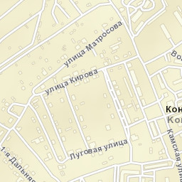 Kondratovo Street Map