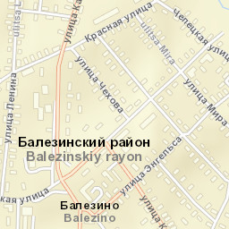 Balezino Street Map