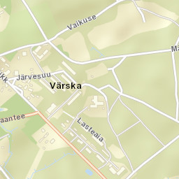 Värska Street Map
