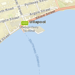 1 Shore Street, Ullapool, Highland IV26, UK Street Map