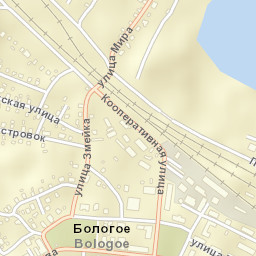 Bologoye Street Map