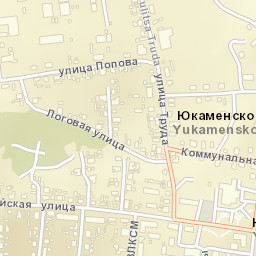 Yukamenskoye Street Map