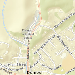 Dornoch Street Map