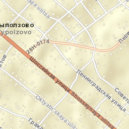 Vypolzovo Street Map