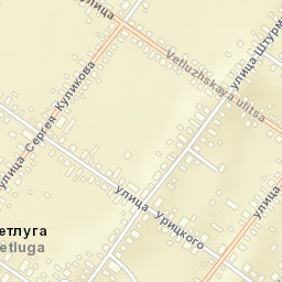 Vetluga Street Map