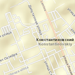 Konstantinovskiy Street Map